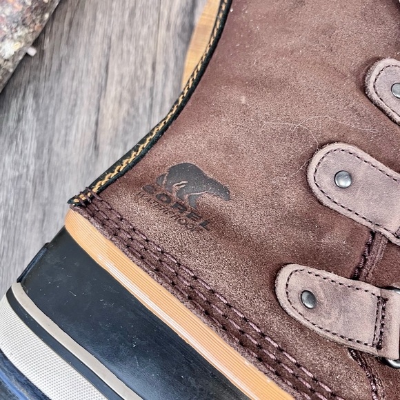 *Sorel | Joan Of Arctic NL1540-256 Sudan Brown Suede Waterproof Boots Size 7 - Picture 7 of 16